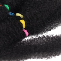Extensions de cheveux synthétiques pré-étirées Afro Kinky de 10 pouces pour tresses au crochet pour femmes - Vente en gros