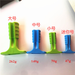 Pet Dog Toothbrush Chew Stick TPR Grooming <b>Tool</b> For Puppy Cleaning Teeth And Mouth Care <b>Small</b> Medium Large Size - Product Image 3