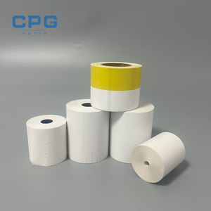 Papel Térmico para Cajas Registradoras, Supermercados, Puntos de Venta y Cajeros Automáticos, Rollo de Papel Térmico de 57 x 13 mm, 80 x 80 mm, 57x30, 57x40, Suministro de Fábrica - Product Image 1