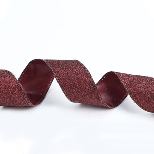 Широкая Рождественская Проводная лента, Лидер продаж, блестящие декоративные ленты красного золота, 100 ярдов/рулон или индивидуальная упаковка небольшого размера, двойное лицо - Product Image 6