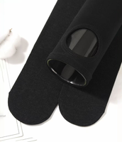 Collants thermiques en coton fin 80S avec étriers, sensation nuage, antibactériens, motif griffe de dragon, noir et gris, vente en gros