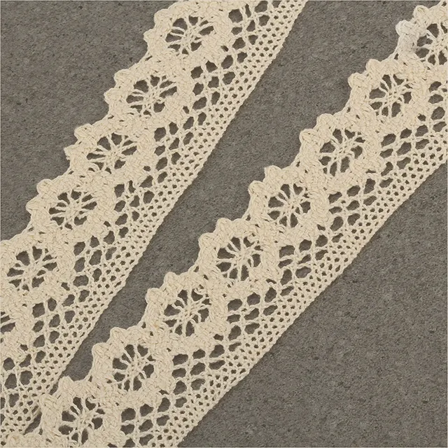 wholesale high quality 12CM Cotton Crochet Lace Trim