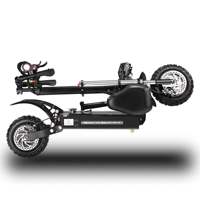 Livraison gratuite, scooter électrique pliable imperméable de haute qualité avec batterie au lithium 60V 30AH, GPS, deux roues, pneus larges, scooter sportif
