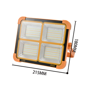 Projecteur LED 177x157mm IP44 Étanche 6000K Lumière du jour CRI80 Lampe de camping à intensité variable Certifié CE Batterie au lithium - Product Image 4