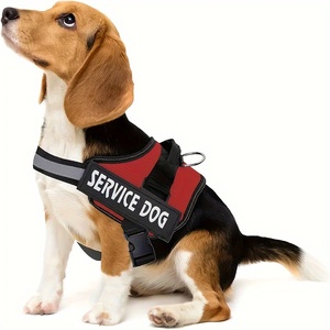 ノープル犬用ハーネス ハンドル付き 反射機能付き 調節可能 通気性のあるナイロンベスト XS-XXL 全犬種対応 - Product Image 1