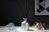 Diffuseur à bâtonnets en verre écologique longue durée 200 ml, huile parfumée sans alcool, désodorisant pour la maison, aromathérapie, bricolage, mariage