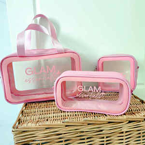 Travelling Folding <b>Bag</b> Grey <b>Velvet</b> pink Cosmetic Jewelry Gift <b>Bag</b> Pouches <b>Make</b> <b>up</b> <b>Bag</b> Custom - Product Image 2