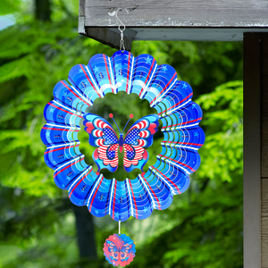 Atrapasueños de Mariposa para Exteriores, Atrapasueños de 12 Pulgadas Ya Termosellados para Ahuyentar Aves del Patio y la Granja - Product Image 6