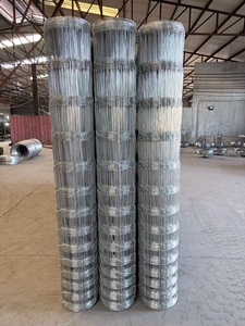 Clôture en fil d'acier robuste de 1,9 m de haut <span class=keywords><strong>et</strong></span> 50 m de long pour ranch, pâturage, ferme ovine, prairie, champ agricole, chèvres <span class=keywords><strong>et</strong></span> bovins - Product Image 1