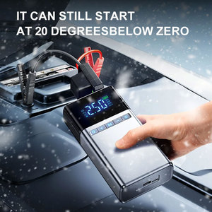 Démarreur de voiture multifonction haute puissance 1500A Courant de pointe Banque d'alimentation portable avec gonfleur de pneus et lumière LED - Product Image 4
