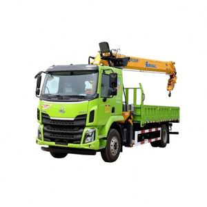 Grue montée sur camion Dongfeng Chenglong M3 4x2, grue à flèche droite XC MG 12 tonnes pour travaux d'ingénierie électrique - Product Image 1
