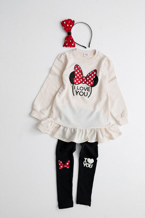 婴儿服装儿童衣服套装春夏女孩服装儿童时尚春装套装女孩弹性衣服两件