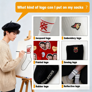 Tùy chỉnh thực hiện Vớ với biểu tượng cá nhân cho nam giới và phụ nữ chất lượng cao Cotton mắt cá chân vớ cho phòng tập thể dục và thể thao chống trượt Grip - Product Image 5