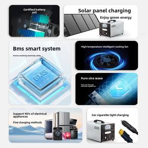 Générateurs solaires portables au lithium-ion HFH 3500W-6500W avec onduleur à onde sinusoïdale pure et port RV pour les voyages en voiture et le camping - Product Image 5