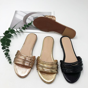Sandalias Planas de Verano con Punta Abierta, Suela de Goma Gruesa, Diseño Africano Brillante, Nuevo Diseño de Moda, Sandalias de Lujo para Mujer - Product Image 5
