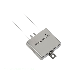 MLS112M075EK0A คาปาซิเตอร์ uF 1100 uF แบบแบนราบ1100 uF 20% 75V ของแท้ - Product Image 1