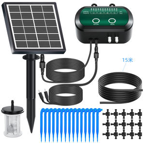 Kit <span class=keywords><strong>de</strong></span> <span class=keywords><strong>Riego</strong></span> <span class=keywords><strong>por</strong></span> <span class=keywords><strong>Goteo</strong></span> Solar con 2 Métodos <span class=keywords><strong>de</strong></span> Instalación, <span class=keywords><strong>Riego</strong></span> Automático para Jardín/Balcón, IP67 y Sin Grifo/Eléctrico - Product Image 2