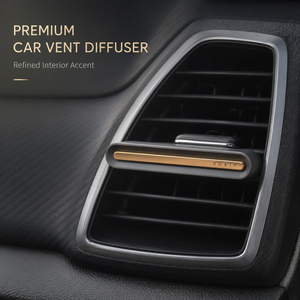 Diffuseur de parfum pour voiture en métal minimaliste, style épuré, support de parfum en alliage pour véhicule, vente en gros B2B, exportation directe usine - Product Image 1