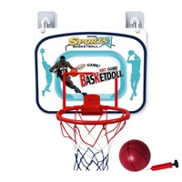 Mini-panier de basket portable pour enfants – Jeu d'entraînement intérieur/extérieur pour garçons et filles