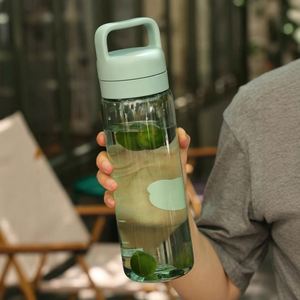 Bouteille d'eau de sport en plastique durable, plusieurs couleurs, avec bouchons à vis, pour un usage quotidien - Product Image 6