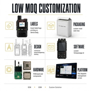 Lai'si'te LST-558 Radio Intercomunicante Wireless Portatile 4G PoC, Vendita Diretta dalla Fabbrica, con Scheda SIM, Portata a Lunga Distanza di 8000 <span class=keywords><strong>Chilometri</strong></span> - Product Image 6