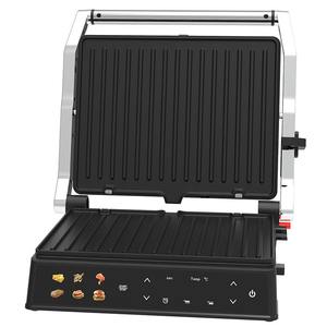 Presse-<span class=keywords><strong>panini</strong></span> OEM à 4 tranches pour intérieur Machine à sandwich en acier inoxydable <span class=keywords><strong>Grill</strong></span> de contact numérique électrique <span class=keywords><strong>professionnel</strong></span> à <span class=keywords><strong>double</strong></span> plaque - Product Image 4