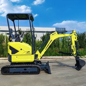Frete Grátis Alta Qualidade Mini Escavadeira Diesel EPA Pequeno Escavadeira De Esteira 1.7 Ton para Venda Micro Escavadeira Com Anexos - Product Image 4
