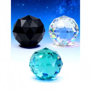 Esfera de Cristal de 6CM con Diseño Animal Multifacético, Base Plana, Atrapasueños, Decoración para el Hogar, Accesorio de Fotografía, Adorno de Escritorio de Lujo - Product Image 1