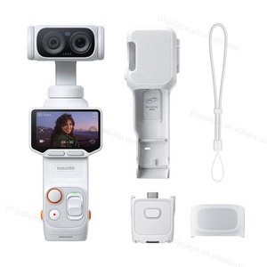 กล้อง Gimbal รุ่น Insta360 <span class=keywords><strong>Luna</strong></span> Ultra 8K ปี 2026 เลนส์คู่ ออกแบบร่วมกับ Leica เซ็นเซอร์ 1 นิ้ว แบตเตอรี่ใช้งานได้ 4 ชั่วโมง สำหรับถ่ายวิดีโอแบบสปอร์ต - Product Image 3