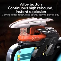 Accessoires de jeu pour téléphone portable AK06 pour PUBGes, déclencheur de tir de jeu, bouton L1R1 pour IOS Android