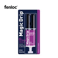 Seringue pour résine époxy transparente, transparent, 5 minutes, 25ml, en verre, métal, bois et plastique, 2 pièces, vente en gros, 10 pièces