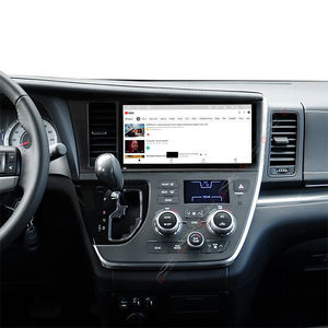 จอวิดีโอติดรถยนต์ระบบแอนดรอยด์ Gerllish ขนาด 12.3 นิ้ว สำหรับรถยนต์โตโยต้า ซีอีนน่า ปี 2014-2019 ระบบนำทาง GPS 8-core เครื่องเล่นมัลติมีเดียในรถยนต์ วิทยุสเตอริโอ - Product Image 1