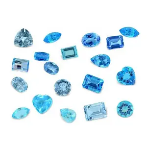 Natural Blue Topaz Loose Gemstone Fancy Silver Jewelry For All Wholesaler And Manufacturer