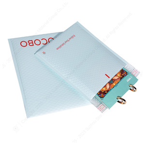 Correo de burbujas blancas para embalaje de mensajería acolchado de joyería con cinta adhesiva para sobres acolchados de comercio electrónico para bolsas de envío - Product Image 2