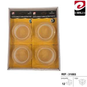 Ruban adhésif nano double face Mnj 3,0 cm x 2 m, adhésif extra fort pour montage et fixation - Product Image 3