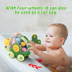 Artoon urtle ATH con aterwheel, athtub, oys para oddlers - Product Image 5