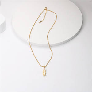 Collier en acier inoxydable plaqué or 18 carats, prière religieux, pendentif de la vierge marie, pour hommes et femmes - Product Image 2