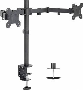 Soporte de Monitor Doble Resistente para Monitores LCD LED de 13-27 Pulgadas, Abrazadera Mecánica Duradera con Soporte de Escritorio para 2 Brazos de Monitor LCD - Product Image 3