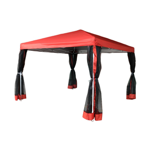 Parasol pliable 3*3 abordable, anti-insectes et ventilé pour jardins ou parcs, idéal pour les pique-niques et le thé de l'après-midi - Product Image 3