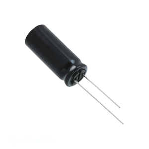 ตัวเก็บประจุผ่านรูรัศมี560 uF 560 uF 20% 80V ฝาครอบ EEU-FS1K561L สารส้ม - Product Image 1