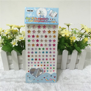 Pegatina acrílica de estrella pentagonal individual para móvil, coche, bricolaje, recompensa - Product Image 3