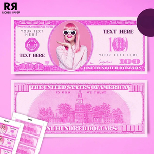 Tùy chỉnh Holographic giấy không thấm nước GBP Scottish Canada Úc UK dính nhãn tấm Lưu ý CuộN Prop tiền Sticker - Product Image 2