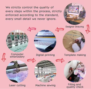 ของเล่นตุ๊กตาผ้ากำมะหยี่ปักลายตามสั่งจากโรงงาน สำหรับวันครบรอบ วัสดุผ้ากำมะหยี่นุ่มพิเศษ ตัวเลือกผ้า/ลาย/โลโก้แบบกำหนดเอง - Product Image 6