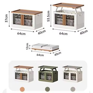 X-2411 đa chức năng có thể gập lại hộp nhựa cắm trại ngoài trời lưu trữ nhà tổ chức - Product Image 6