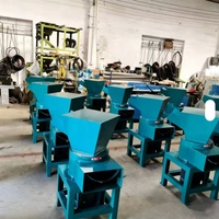 Broyeur de mousse de caoutchouc latex à moteur électrique industriel en acier inoxydable à grande vitesse, déchiqueteur d'éponge, machine à fabriquer de la poudre