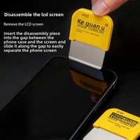 Outil de démontage de batterie et de séparation d'écran pour téléphone portable KEGUAN DP-005 en acier ultra fin à haute teneur en carbone