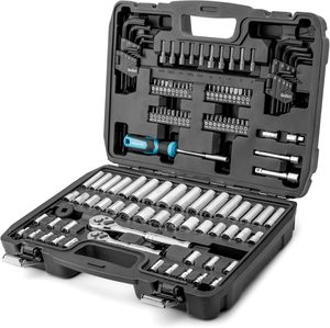 121pcs Steel Ratchet Wrench Socket <b>Set</b> Multi-Functional Automotive Repair <b>Tool</b> Kit OEM Customizable Combination - Product Image 1