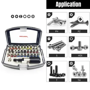 32pc Magnetic Precision Positioning Bit Holder Screwdriver Bit Sets