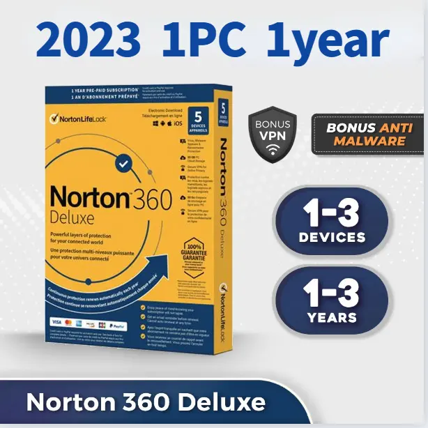 100% Aktivierung Norton 360 Deluxe 1 Jahr 1-teiliger Schlüssel 100% Aktivierung Norton 360 1 Jahr 1 Gerät Lizenz schlüssel Per E-Mail senden
