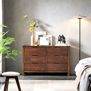 Commode murale à six tiroirs pour le commerce transfrontalier, meuble de chambre à coucher de style minimaliste, tiroirs de rangement grande capacité. - Product Image 2